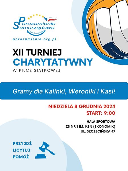 XII Turniej Charytatywny organizowany przez Porozumienie Samorządowe